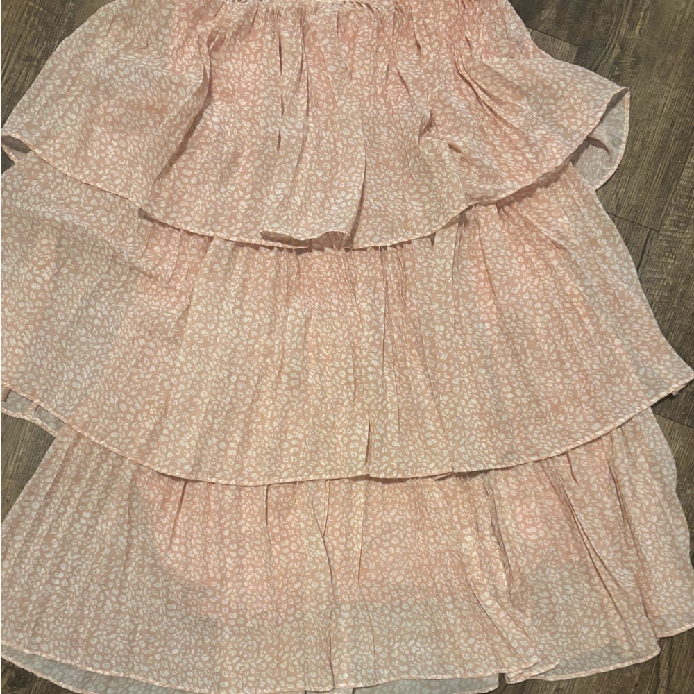 fab'rik Blush Layered Skirt